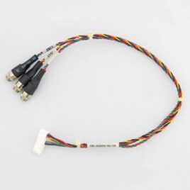 Audio – Three 3.5mm Mini-Jacks (Line In, Line Out and Mic), 12″