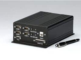 Enclosure with (2) Standard I/O connector end plate(s)