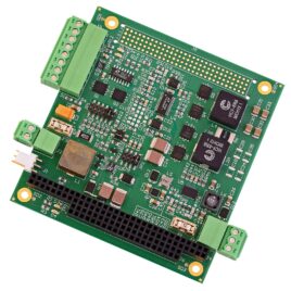 PC104 triple output DC/DC power supply module with battery charger