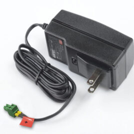 24Watt +48V DC output power supply with US AC inlet plug