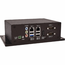 Fanless Industrial Enclosed Computer with Intel Atom® x6425RE Quad-Core Processor