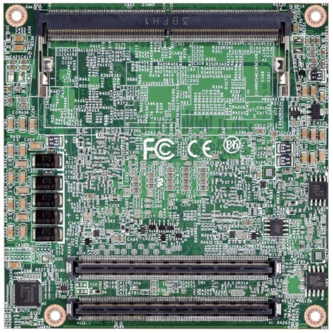 SBC-477 PowerTier Series COM bottom view - WINSYSTEMS
